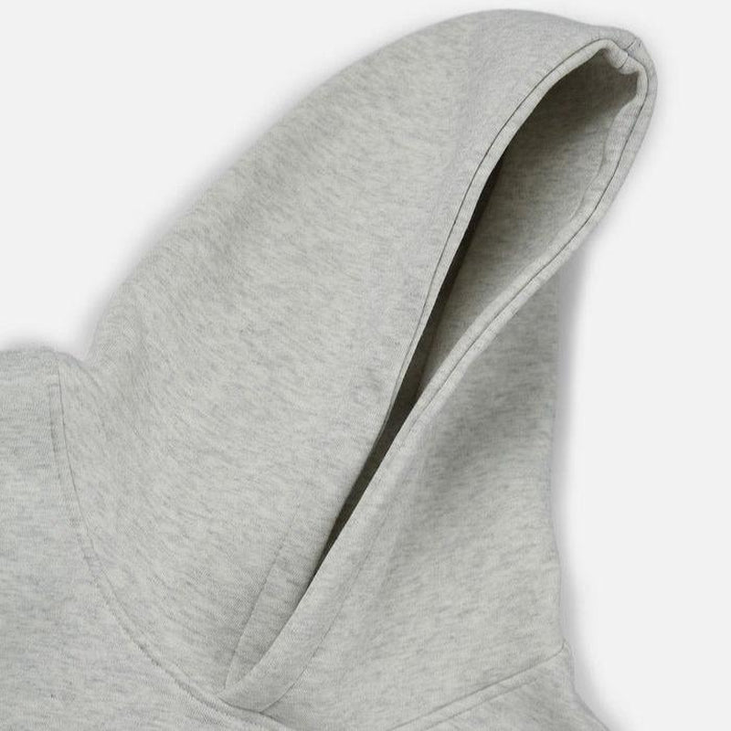 Aelfric Eden Oversized Boxy Hoodie Minimalist Solid Pullover with Embroidered Heart Unisex Long Sleeve Hooded Sweatshirt Y2K Aesthetic Streetwear