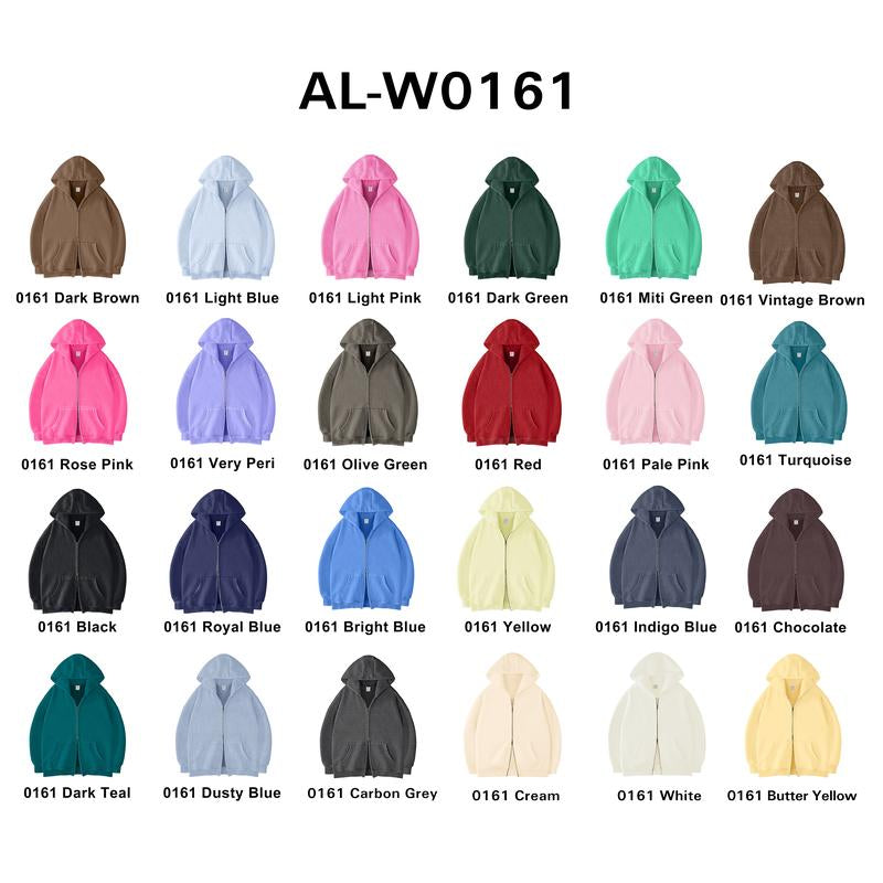 FAIABLE Unisex Oversized Sweatshirt with Double Zippers – Casual Long Sleeve Crewneck Hoodie for Women and Men – Fashion Streetwear Style Pullover Jacket – Lightweight and Comfortable Layer – Trendy Zip up Hoodie with Relaxed Fit Baggy Menswear